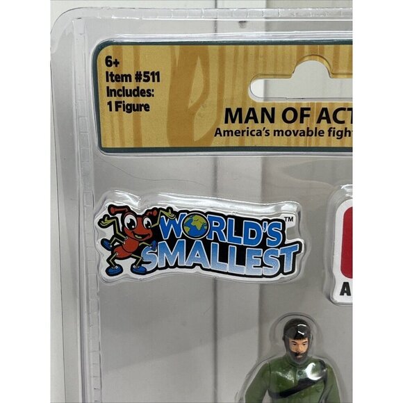 World's Smallest GI G.I. Joe Action Soldier Man of Action Hasbro 2019 3" NEW - Picture 6 of 9